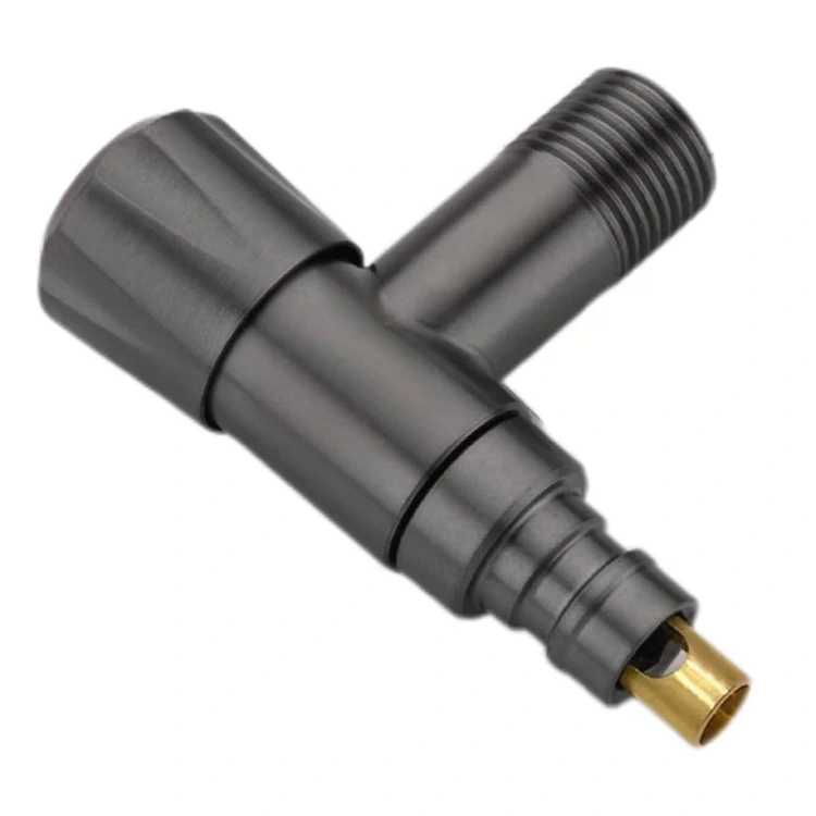 Katup Penghenti Snap-On Kenop Berlian Hitam