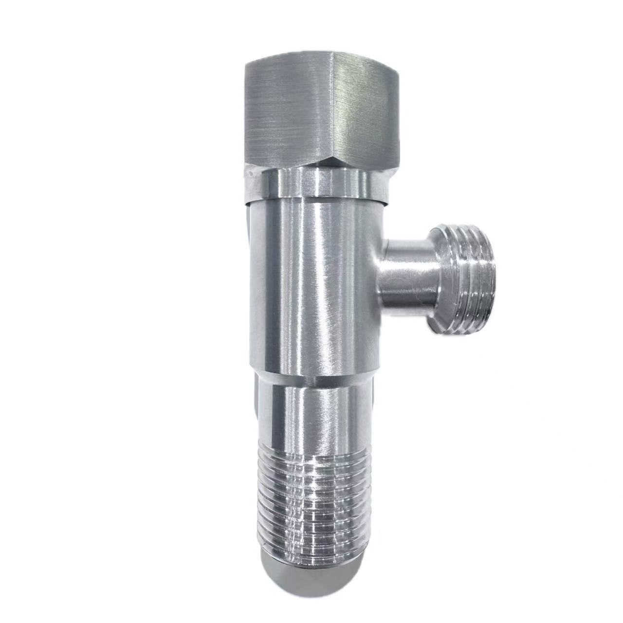 Katup Sudut Kamar Mandi Stainless Steel yang Disikat Katup Sudut Kamar Mandi Stainless Steel yang Disikat