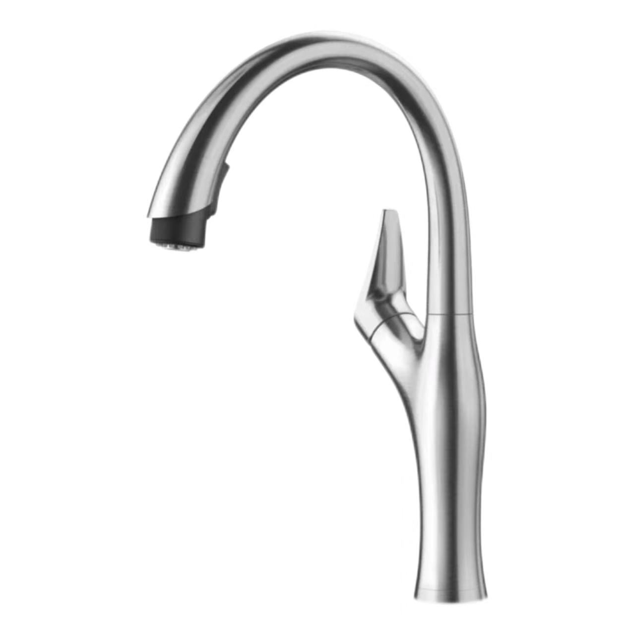 Keran Tarik Gooseneck Efisien Stainless Steel yang Disikat
