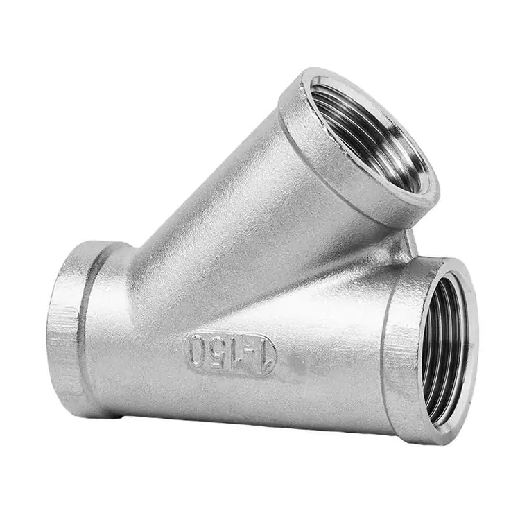 Tee Pipa Miring Stainless Steel BSP