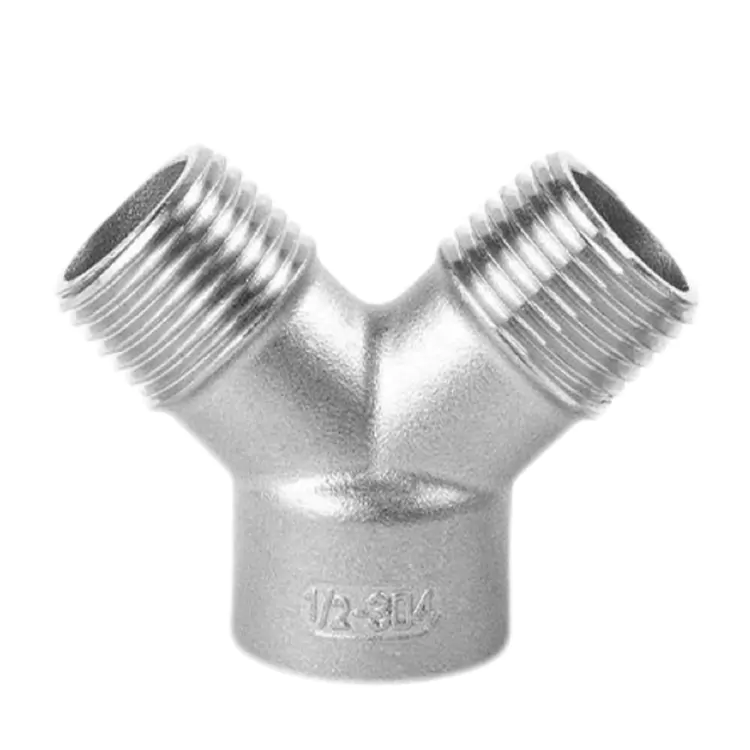 Tee Pipa Tipe Y Wanita-Wanita-Pria Stainless Steel BSP