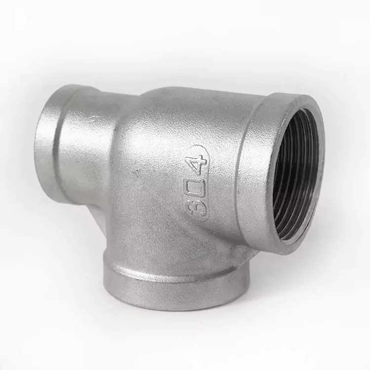 Tee Sisi Kecil Pipa Stainless Steel BSP