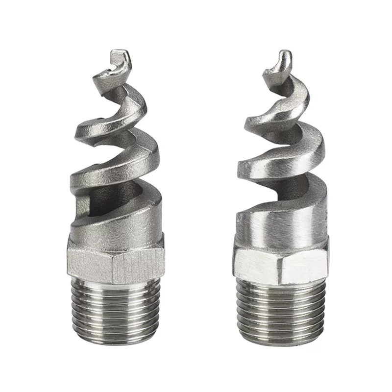 Nozel spiral berbentuk kerucut