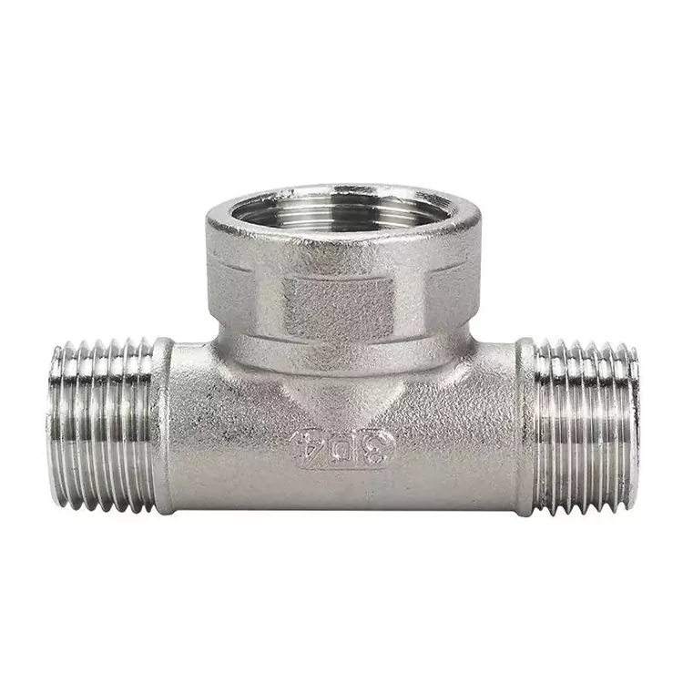 Tee Pipa Sedang-Besar Stainless Steel DN15-DN100 BSP