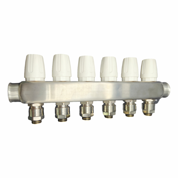 Manifold Baja Tahan Karat Kontrol Suhu Cerdas
