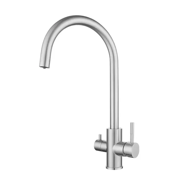 Keran Dapur Panas dan Dingin Swan Neck 3-in-1 Keran Dapur Panas dan Dingin Swan Neck 3-in-1